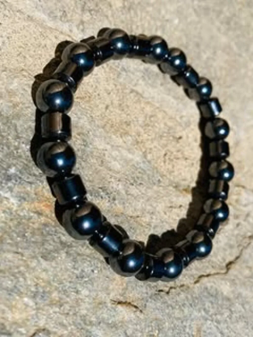 African Hematite Bracelet - Pain, Relief, Healing Recovery